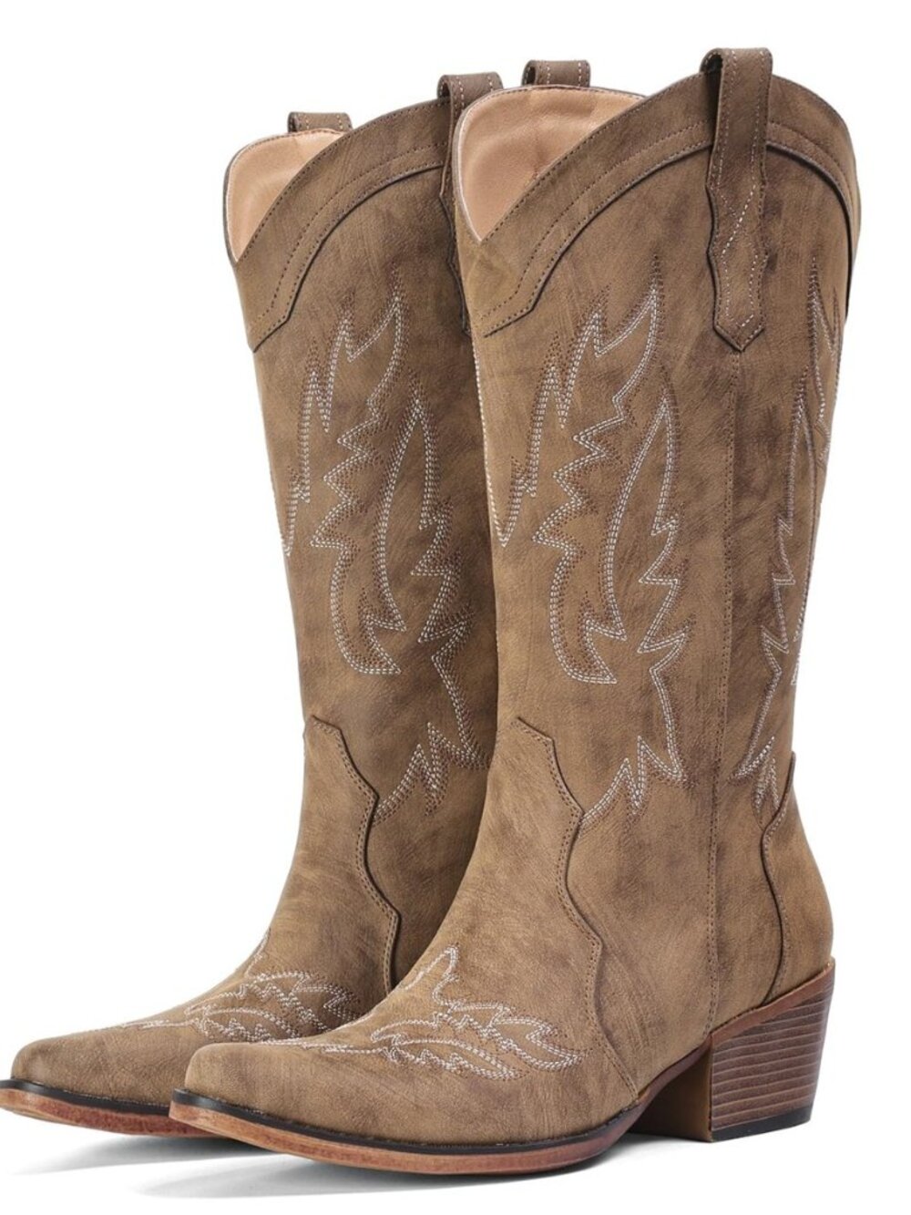 Cowboy Boots for Women Mid Calf Cowgirl Western Boots